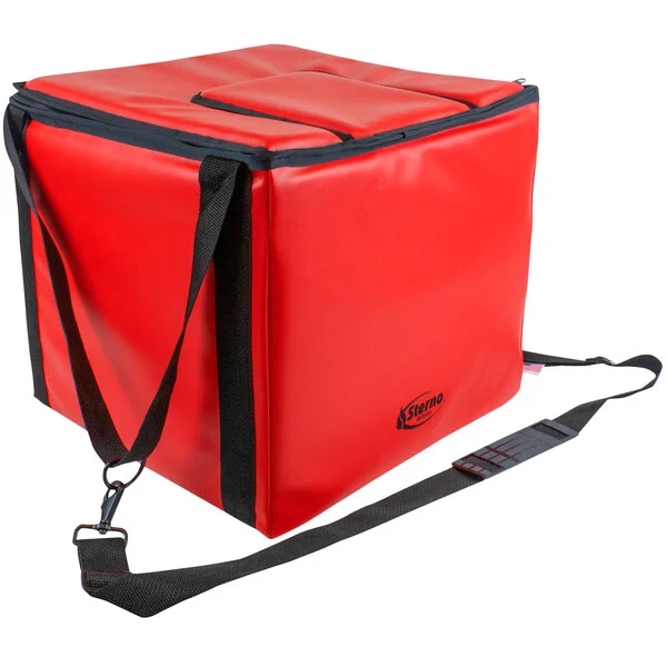 Sterno 72610 Red Small Stadium Insulated Food Carrier, 15 1/2 Sterno 72610 Red Small Stadium Insulated Food Carrier, 15 1/2