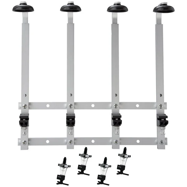 Precision Pours WM4 1 1/4 oz MM Rack & Pour 1.25 oz. Wall Mount 4 Bottle Measured Liquor Pourer and Rack System with Shot-Counting Meter Precision Pours WM4 1 1/4 oz MM Rack & Pour 1.25 oz. Wall Mount 4 Bottle Measured Liquor Pourer and Rack System with Shot-Counting Meter