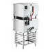 Cooking Performance Group COF-T4-M Double Stacked Electric Thermostatic 4 Tray Full Size Convection Oven with Moisture Injection and Stand - 208-240V Cooking Performance Group COF-T4-M Double Stacked Electric Thermostatic 4 Tray Full Size Convection Oven with Moisture Injection and Stand - 208-240V