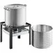Backyard Pro 100 Qt. Aluminum Outdoor Seafood Boiler / Steamer Kit - 110000 BTU Backyard Pro 100 Qt. Aluminum Outdoor Seafood Boiler / Steamer Kit - 110000 BTU
