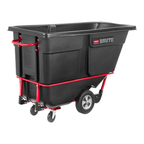 Rubbermaid® FG131500BLA BRUTE Black 1.0 Cubic Yard Tilt Truck / Trash Cart (1250 lb.) Rubbermaid® FG131500BLA BRUTE Black 1.0 Cubic Yard Tilt Truck / Trash Cart (1250 lb.)