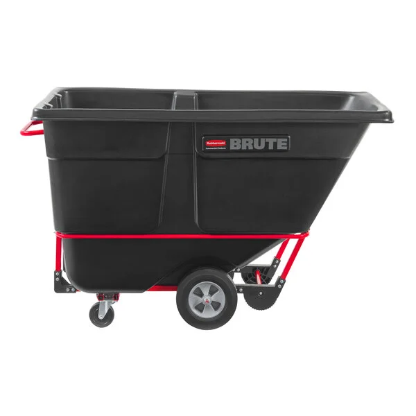 Rubbermaid® FG131500BLA BRUTE Black 1.0 Cubic Yard Tilt Truck / Trash Cart (1250 lb.) Rubbermaid® FG131500BLA BRUTE Black 1.0 Cubic Yard Tilt Truck / Trash Cart (1250 lb.)