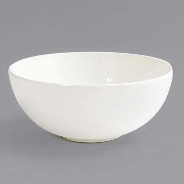 Front of the House Catalyst 4 oz. European White Coupe Round Porcelain Ramekin - 6/Case Front of the House Catalyst 4 oz. European White Coupe Round Porcelain Ramekin - 6/Case