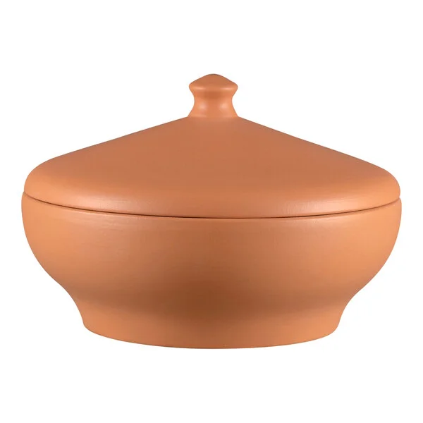RAK Porcelain Baantna 73.4 oz. Terra Cotta Porcelain Soup Tureen and Lid
