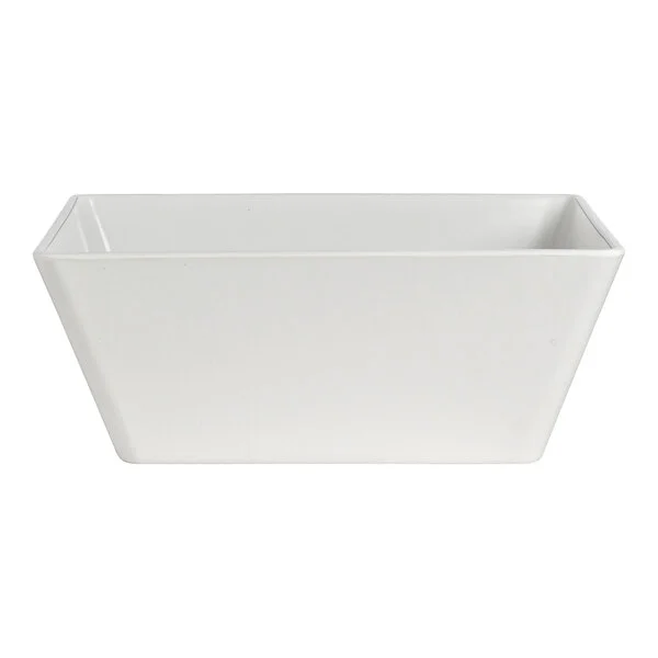 Delfin Quadro from Steelite International 208 oz. Square White Melamine Bowl - 6/Case Delfin Quadro from Steelite International 208 oz. Square White Melamine Bowl - 6/Case