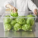 Rubbermaid® FG332800CLR Clear Polycarbonate Food Storage Box - 26 Rubbermaid® FG332800CLR Clear Polycarbonate Food Storage Box - 26