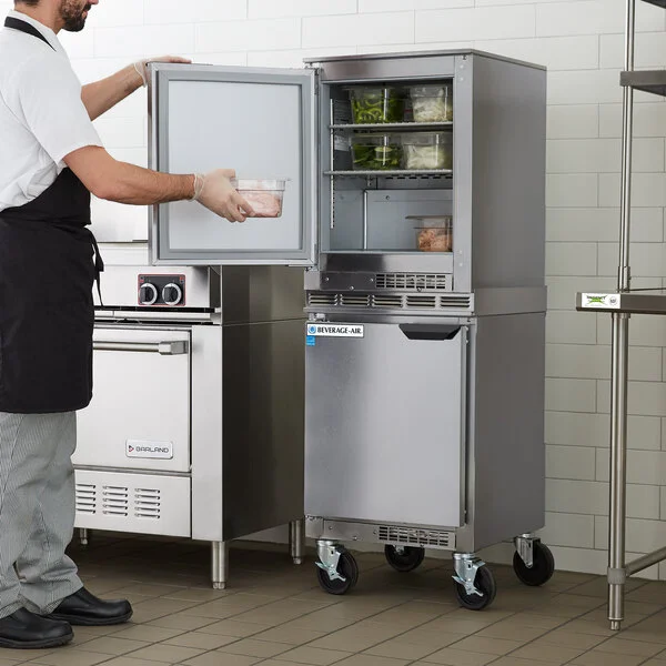 Beverage-Air UCF20HC-24 and UCR20HC-24 Double Stacked 20