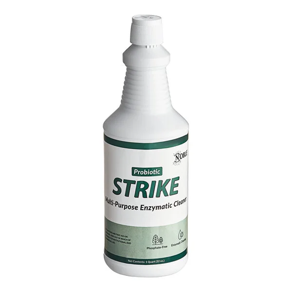 Noble Eco Strike 32 fl. oz. Concentrated Multi-Purpose Enzymatic Cleaner - 12/Case Noble Eco Strike 32 fl. oz. Concentrated Multi-Purpose Enzymatic Cleaner - 12/Case
