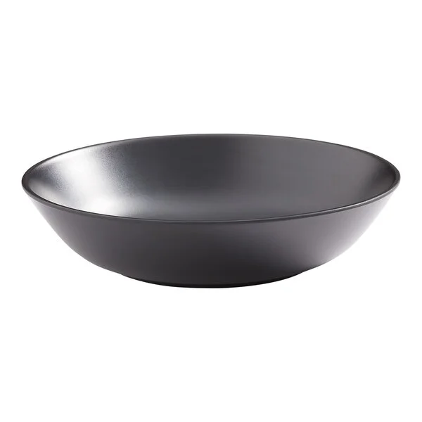 American Metalcraft Mix & Matte 36 oz. Matte Black Melamine Coupe Bowl American Metalcraft Mix & Matte 36 oz. Matte Black Melamine Coupe Bowl