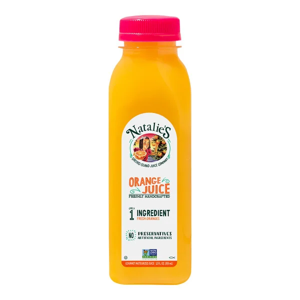 Natalie's Orange Juice 12 fl. oz. - 6/Case