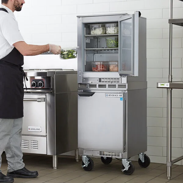 Beverage-Air UCF20HC and UCR20HC Double Stacked 20