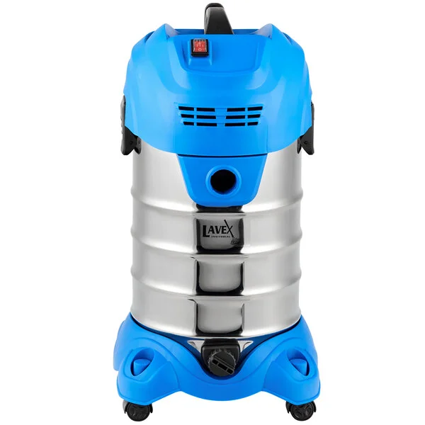 Lavex 8 Gallon Stainless Steel Commercial Wet / Dry Vacuum with Toolkit - 100-120V, 1200W Lavex 8 Gallon Stainless Steel Commercial Wet / Dry Vacuum with Toolkit - 100-120V, 1200W