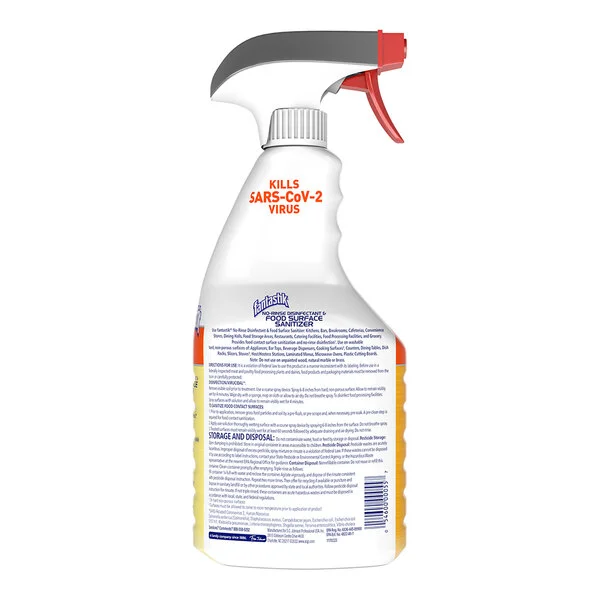 SC Johnson fantastik® 354125 32 oz. No-Rinse Disinfectant and Food Surface Sanitizer - 8/Case SC Johnson fantastik® 354125 32 oz. No-Rinse Disinfectant and Food Surface Sanitizer - 8/Case