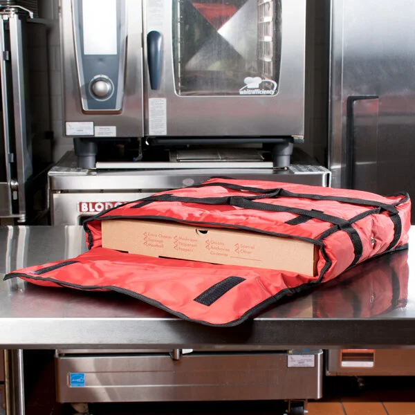 American Metalcraft PBDX1805 Standard Red Nylon Pizza Delivery Bag, 18 American Metalcraft PBDX1805 Standard Red Nylon Pizza Delivery Bag, 18