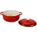 Lodge EC7D43 7.5 Qt. Island Spice Red Enameled Cast Iron Dutch Oven Lodge EC7D43 7.5 Qt. Island Spice Red Enameled Cast Iron Dutch Oven