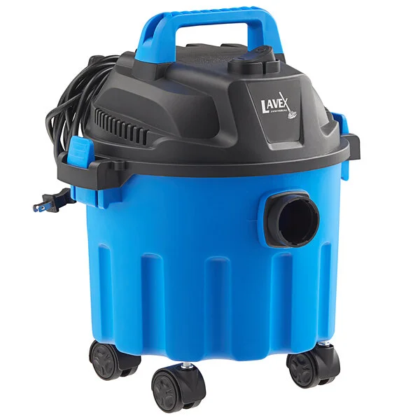 Lavex 2 1/2 Gallon Poly Commercial Wet / Dry Vacuum with Toolkit - 100-120V, 1000W Lavex 2 1/2 Gallon Poly Commercial Wet / Dry Vacuum with Toolkit - 100-120V, 1000W