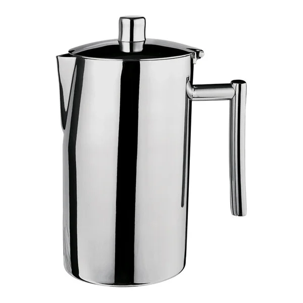 WNK by Steelite International Diva 27 oz. Double Wall Stainless Steel Tea / Coffee Pot 53601S540