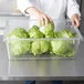 Rubbermaid® FG330000CLR Clear Polycarbonate Food Storage Box - 26 Rubbermaid® FG330000CLR Clear Polycarbonate Food Storage Box - 26