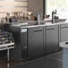 Avantco UDD-4-CT-6 Black Kegerator / Beer Dispenser with (2) Triple Tap Tower and Club Top - (3) 1/2 Keg Capacity Avantco UDD-4-CT-6 Black Kegerator / Beer Dispenser with (2) Triple Tap Tower and Club Top - (3) 1/2 Keg Capacity