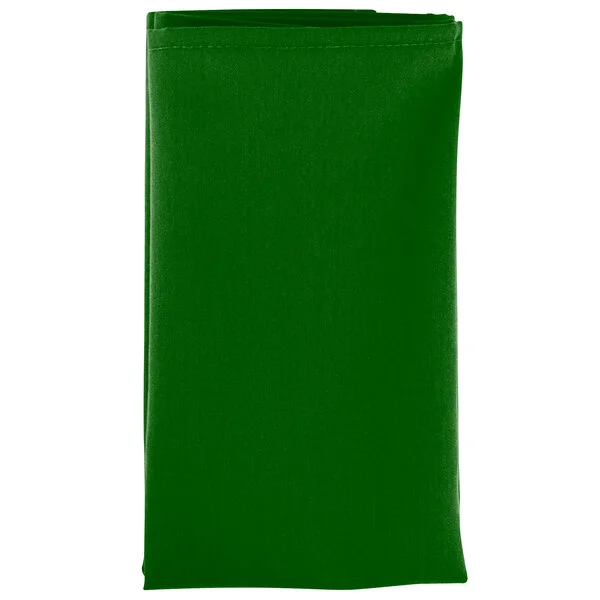 Intedge Kelly Green 65/35 Polycotton Blend Cloth Napkins, 20