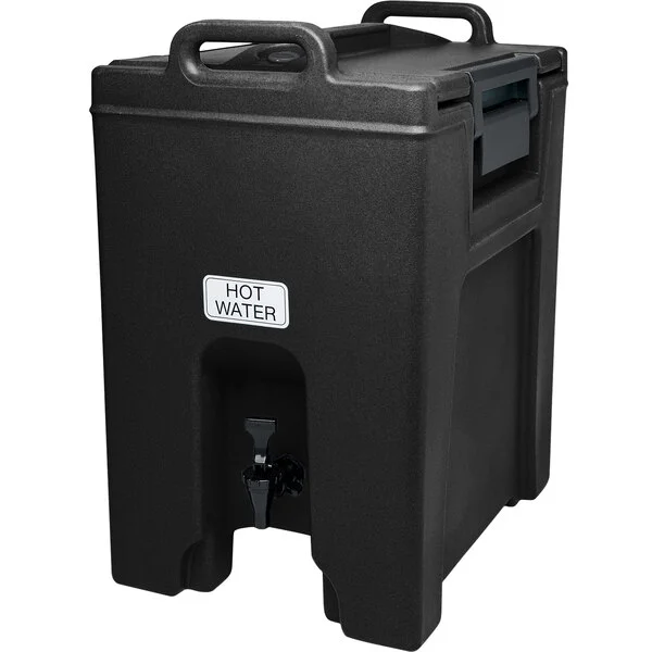 Cambro UC1000110 Ultra Camtainer® 10.5 Gallon Black Insulated Beverage Dispenser