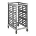 Cambro UPR1826H12 Camshelving® Ultimate 12 Pan Half Size End Load Bun / Sheet Pan Rack with Metal Casters - Unassembled Cambro UPR1826H12 Camshelving® Ultimate 12 Pan Half Size End Load Bun / Sheet Pan Rack with Metal Casters - Unassembled