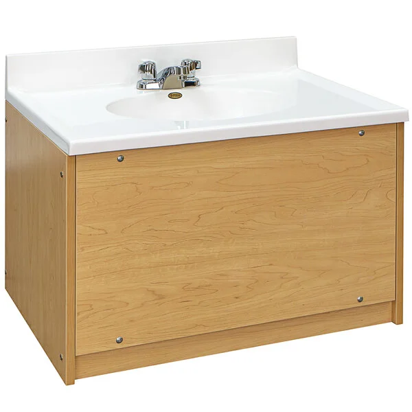 Tot Mate TM8350R.S2222 Maple Single Laminate Floor Vanity - 31