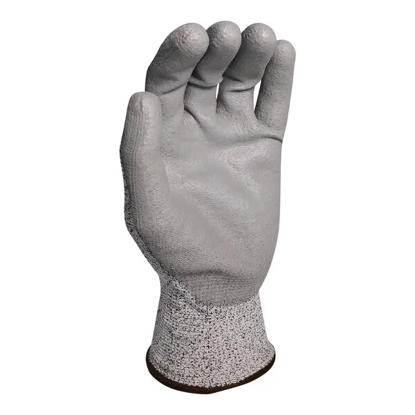 Armor Guys Basetek Hammer Head 4 02-028-XL Salt and Pepper A4 HDPE Gloves with Gray Polyurethane Palm Coating - Extra Large Armor Guys Basetek Hammer Head 4 02-028-XL Salt and Pepper A4 HDPE Gloves with Gray Polyurethane Palm Coating - Extra Large