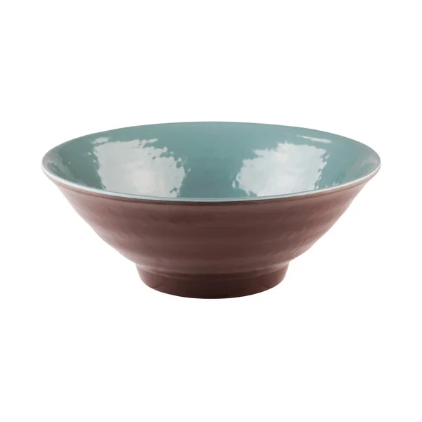 Elite Global Solutions D1008RR Pebble Creek Abyss-Colored 40 oz. Bowl - 6/Case