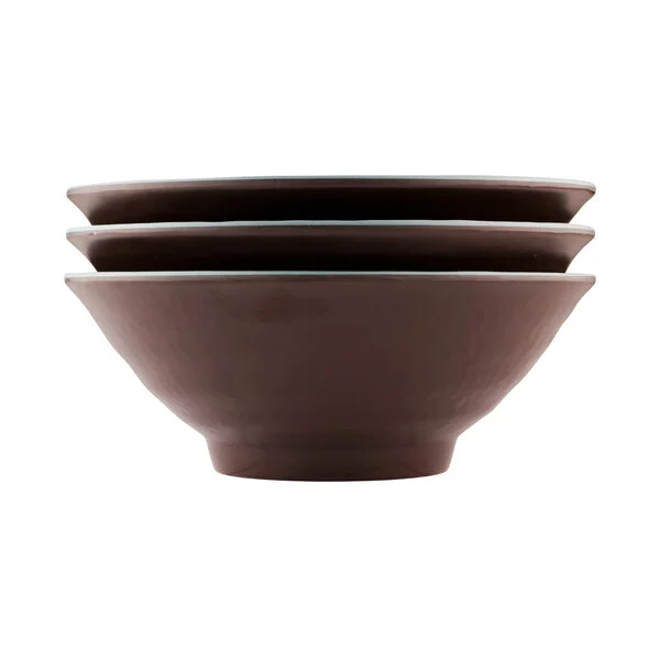 Elite Global Solutions D1008RR Pebble Creek Abyss-Colored 40 oz. Bowl - 6/Case