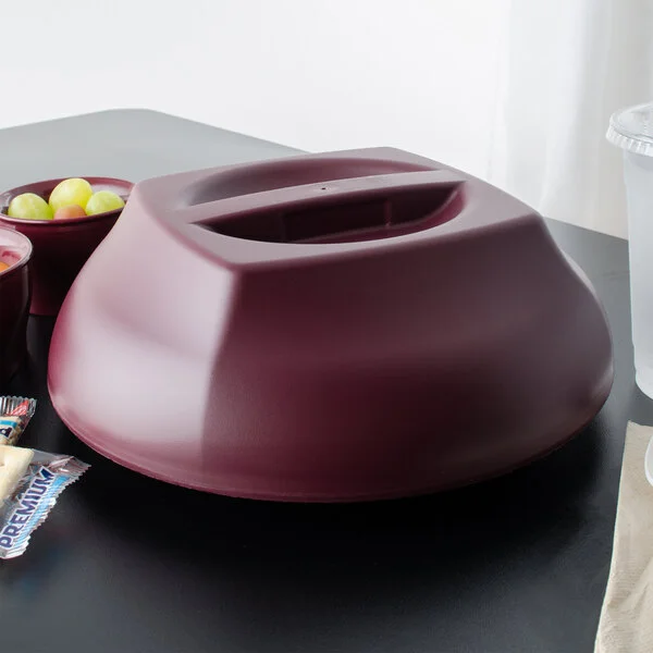 Cambro MDSHD9487 Harbor Collection Cranberry 10 1/4