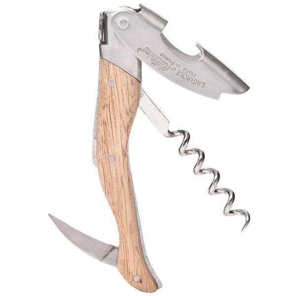 Laguiole Millesime from Steelite International Corkscrew with Genuine French Oak Handle 3344 Laguiole Millesime from Steelite International Corkscrew with Genuine French Oak Handle 3344