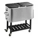Choice 100 Qt. Stainless Steel Beverage Cooler Cart - 43 Choice 100 Qt. Stainless Steel Beverage Cooler Cart - 43