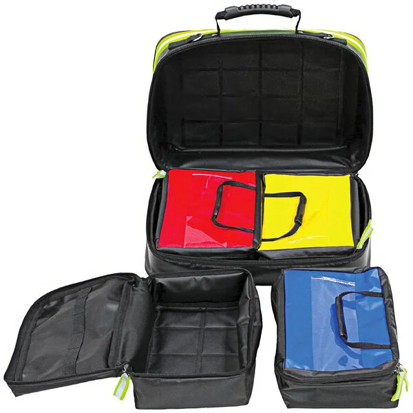 Kemp USA Fluid-Resistant Tarpaulin Large Responder Bag with Medication Pouches 10-125 Kemp USA Fluid-Resistant Tarpaulin Large Responder Bag with Medication Pouches 10-125