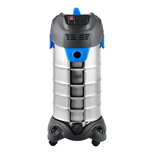 Lavex 10 Gallon Stainless Steel Commercial Wet / Dry Vacuum with Toolkit - 100-120V, 1200W Lavex 10 Gallon Stainless Steel Commercial Wet / Dry Vacuum with Toolkit - 100-120V, 1200W