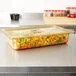 Vollrath 9004410 Super Pan® Full Size Amber High Heat Plastic Food Pan - 4 Vollrath 9004410 Super Pan® Full Size Amber High Heat Plastic Food Pan - 4