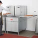 Avantco FBF2624NG Natural Gas 150-170 lb. Flat Bottom Funnel Cake / Donut Fryer - 120,000 BTU Avantco FBF2624NG Natural Gas 150-170 lb. Flat Bottom Funnel Cake / Donut Fryer - 120,000 BTU