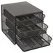 Safco 3275BL Black 3 Drawer Coffee Pod Organizer - 11 1/2 Safco 3275BL Black 3 Drawer Coffee Pod Organizer - 11 1/2