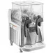Bunn 58000.0002 Ultra NX White and Stainless Steel Double 3 Gallon Slushy Machine with Flat Lids - 120V Bunn 58000.0002 Ultra NX White and Stainless Steel Double 3 Gallon Slushy Machine with Flat Lids - 120V