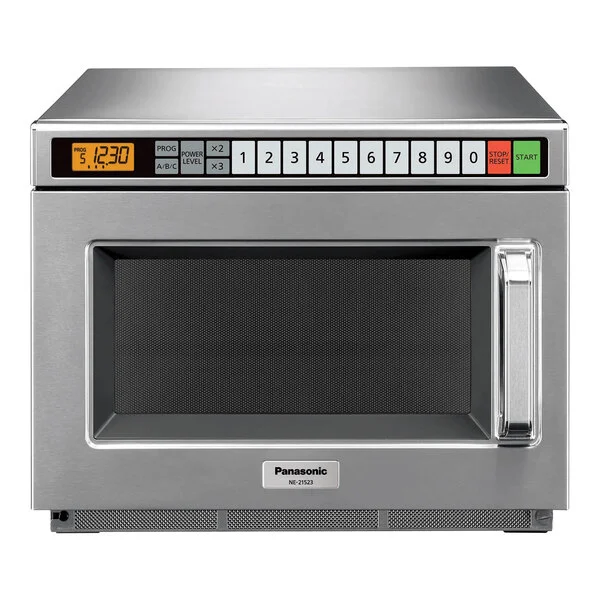 Panasonic NE-21523 Stainless Steel Commercial Microwave Oven - 208/240V, 2100W