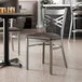 Lancaster Table & Seating Clear Coat Finish Cross Back Chair with 2 1/2 Lancaster Table & Seating Clear Coat Finish Cross Back Chair with 2 1/2