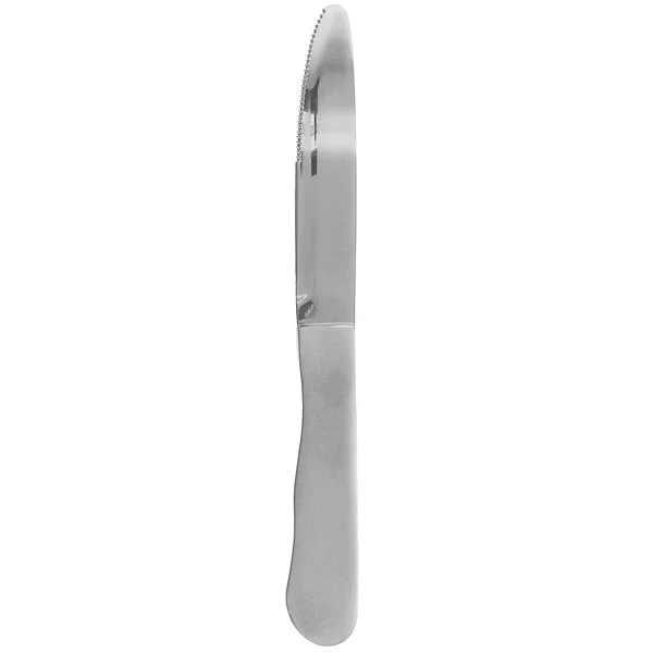 Walco Indestructible from Steelite International WL840522 Stainless Steel Serrated Round Tip Jumbo Steak Knife with Satin Handle - 12/Case Walco Indestructible from Steelite International WL840522 Stainless Steel Serrated Round Tip Jumbo Steak Knife with Satin Handle - 12/Case