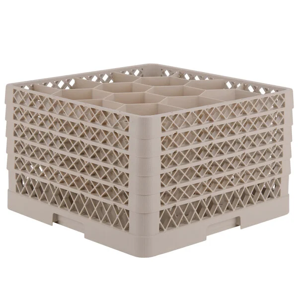 Vollrath TR18JJJJA Traex® Rack Max Full-Size Beige 12-Compartment 11
