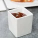 Tuxton AMU-761 AlumaTux Pearl White (European White) 3 oz. China Stackable Ramekin - 24/Case Tuxton AMU-761 AlumaTux Pearl White (European White) 3 oz. China Stackable Ramekin - 24/Case