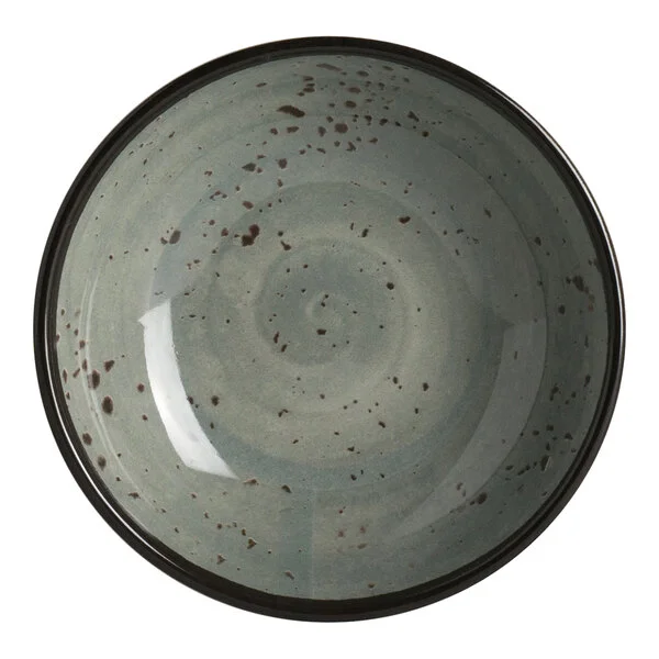Creations Urban from Steelite International 5 oz. Smoke Melamine Round Coupe Bowl - 24/Case Creations Urban from Steelite International 5 oz. Smoke Melamine Round Coupe Bowl - 24/Case