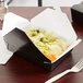 Fold-Pak 02BPBLACKM Bio-Pak Black Microwavable Paper #2 Take-Out Containers 7 3/4 Fold-Pak 02BPBLACKM Bio-Pak Black Microwavable Paper #2 Take-Out Containers 7 3/4