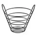 American Metalcraft BWB750 Round Black Wire Basket with Handles - 7 American Metalcraft BWB750 Round Black Wire Basket with Handles - 7