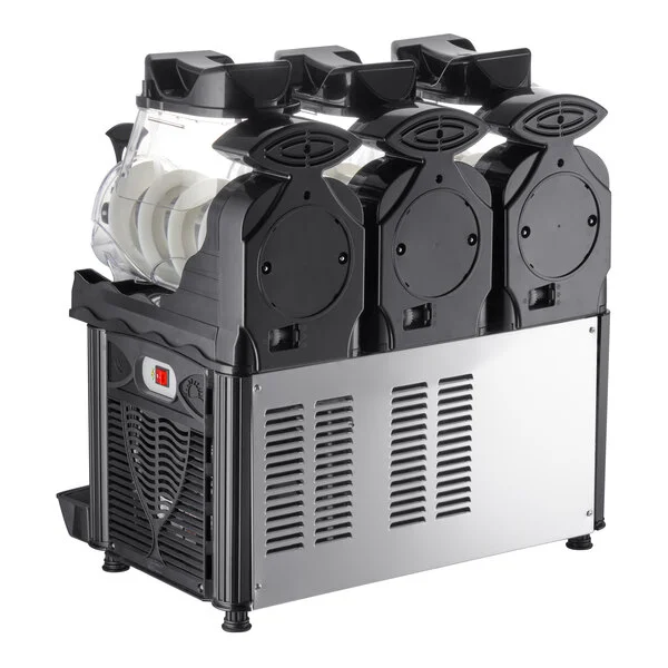 Carnival King Triple 1.6 Gallon Pourover Granita / Slushy / Frozen Beverage Machine - 120V Carnival King Triple 1.6 Gallon Pourover Granita / Slushy / Frozen Beverage Machine - 120V