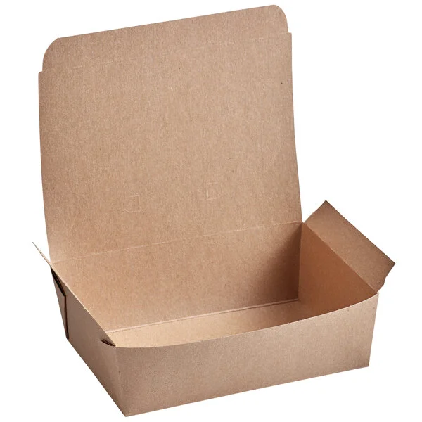 Fold-Pak 03BPDINEEM Bio-Plus Dine Kraft Microwavable Paper #3 Take-Out Container 7 3/4 Fold-Pak 03BPDINEEM Bio-Plus Dine Kraft Microwavable Paper #3 Take-Out Container 7 3/4