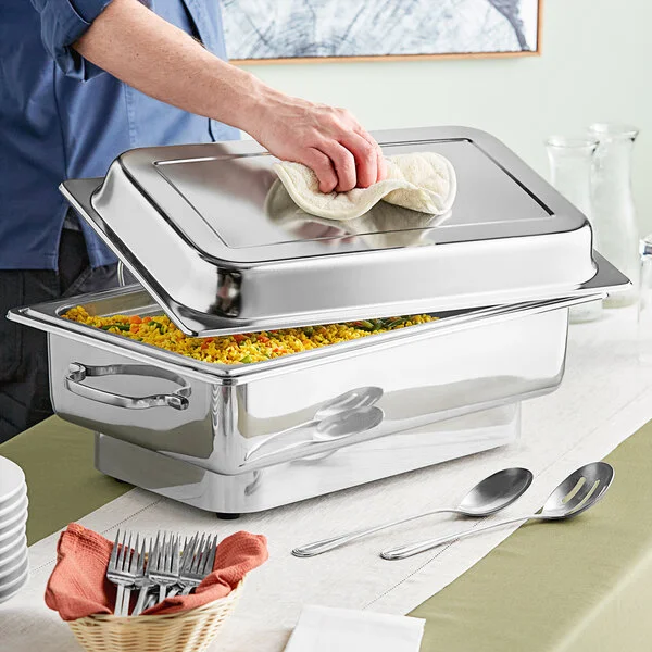 Acopa 14 Qt. Full Size Stainless Steel Electric Chafer - 120V, 1000W